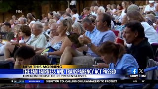 Bill disclosing ticket fees passes in Oregon House