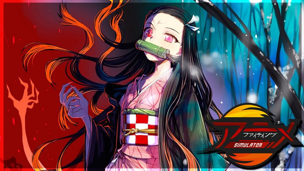 Anime Girl Nezuko Transform Into Special Form Demon Arts Blood Explosion Anime Fighting Simulator Youtube - demon anime girl 01 roblox