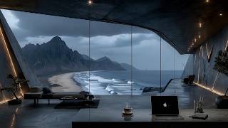 Deep Focus Coding Music • Moody Coastal Hideaway | Distraction-Free Flow State