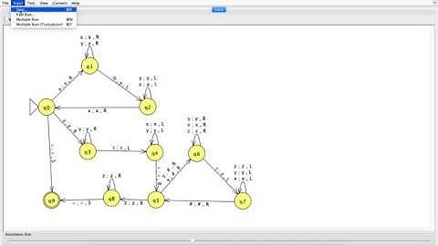 Valid String JFlap Simulation: abcc