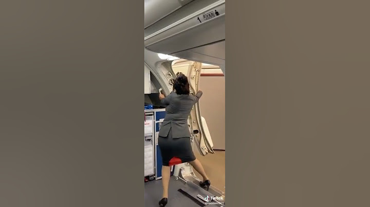 Aeromoça abre a porta do avião em pleno voo #shorts