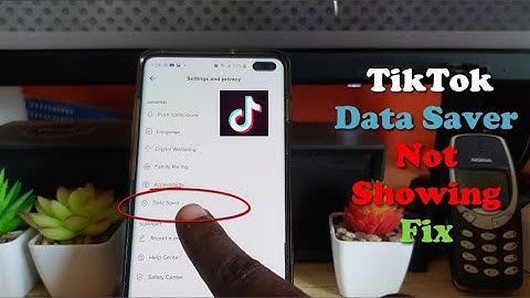 TikTok Data Saver Not Showing Fix