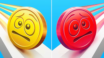 ⏺ Coin Rush C0ISR| Level 1+3 Gameplay iOS,Android Pro Walkthrough Videos Top Free Runner Game MO MO