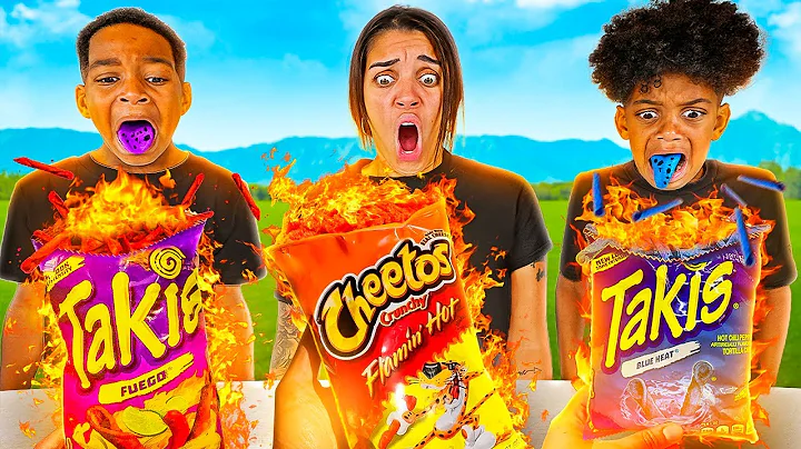 LAST TO STOP EATING SPICY FOOD WINS | The Prince Family Clubhouse