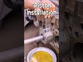 Fast & Easy Piston Installation Guide #automobile #diy #viral #viralvideo #shortvideo #mechanic #