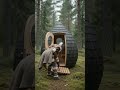 A Norse shieldmaiden builds four garden saunas, from a cedar barrel sauna to a budget pallet sauna a