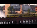 Train Crossing Bridge - Royalty Free Stock Footage