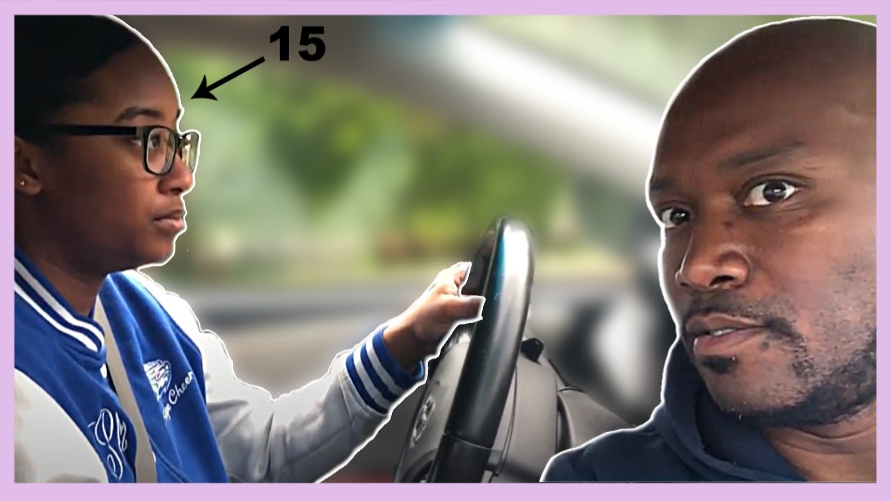 Teaching My 15 year Old How To Drive! (ALMOST CRASHES COUPLE!!!) # ...