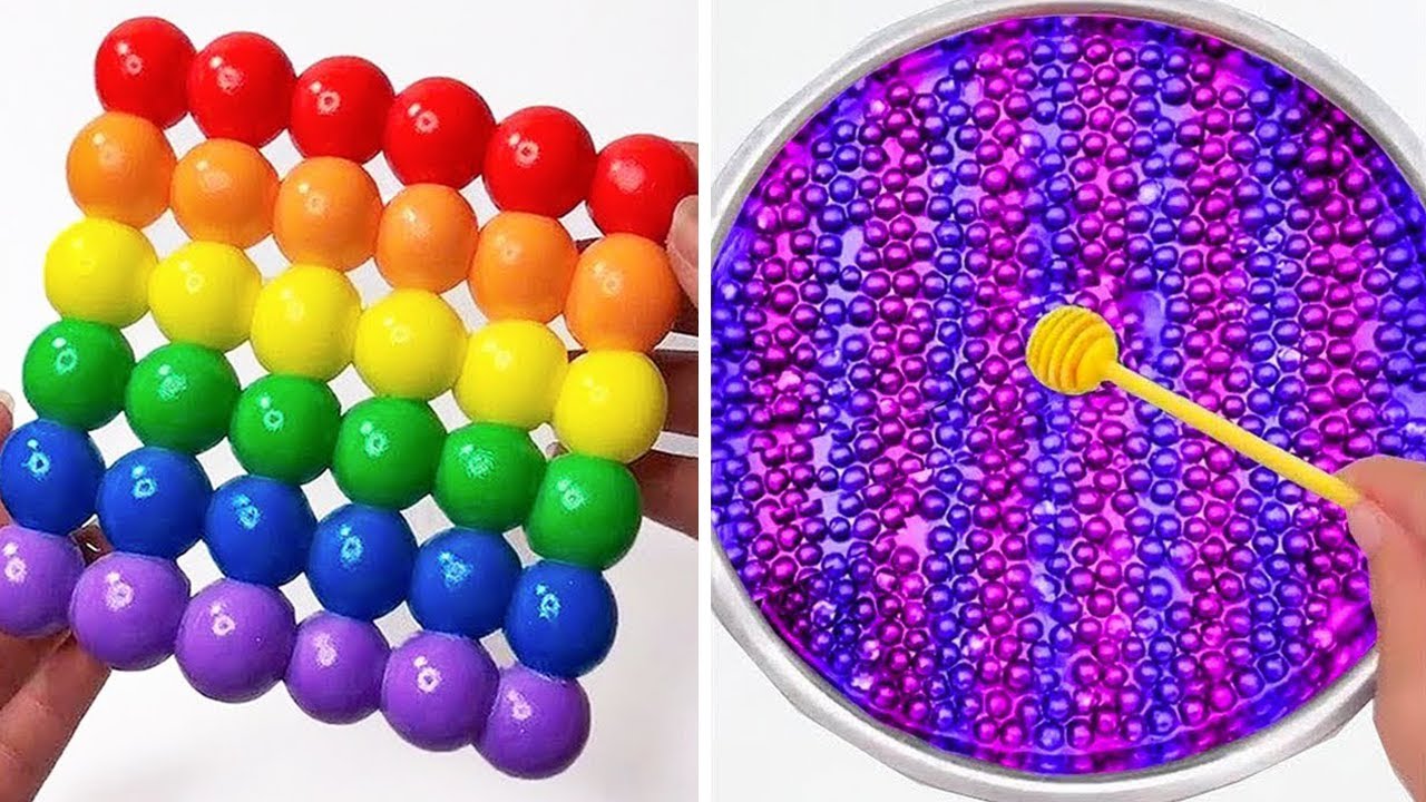 Удовлетворяющая слизь Slime ASMR | Расслабляющее видео слизи # 2477