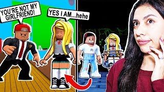 I Went Undercover As His Girlfriend Made Them Breakup Roblox Yandere High School By Zailetsplay - baby keshia roblox zailetsplay royal high