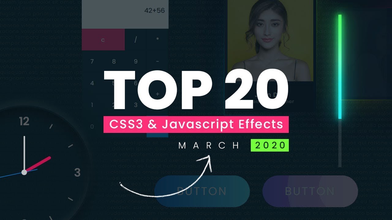 alert javascript สวยๆ New 2022 Top 20 CSS \u0026 Javascript Effects | March 2020
