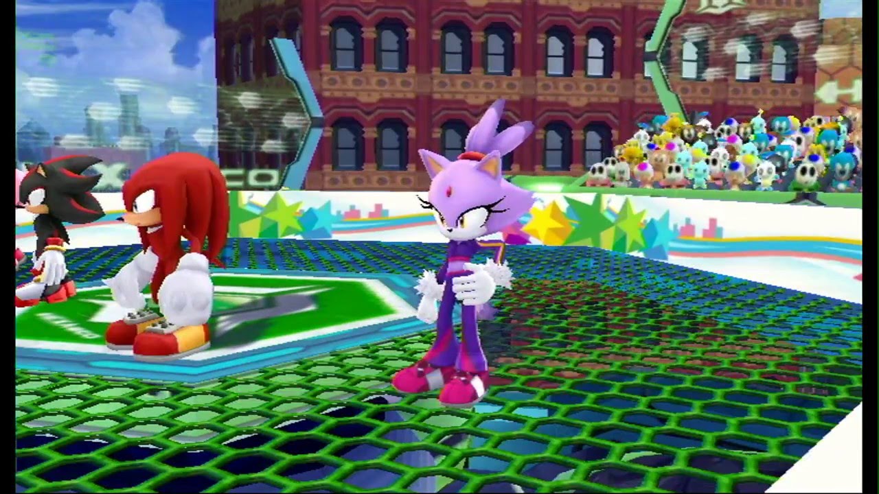 Mario & Sonic at the London 2012 Olympic Games Dream Uneven Bars (Blaze) YouTube