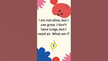 RIDDLE 4- I am not alive, but I can grow. I don