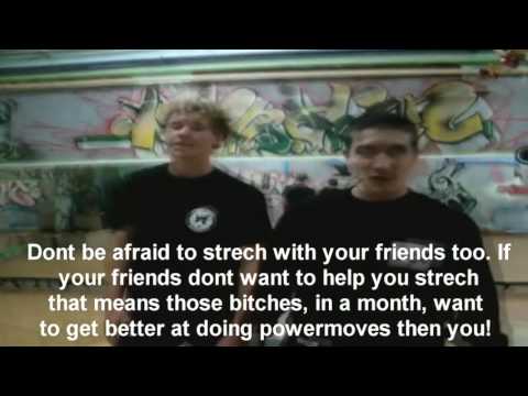 Power Move Conspiracy Растяжка и Подкачка от Bboy Funt