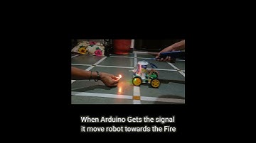 Fire Fighting Robot Using Arduino Uno