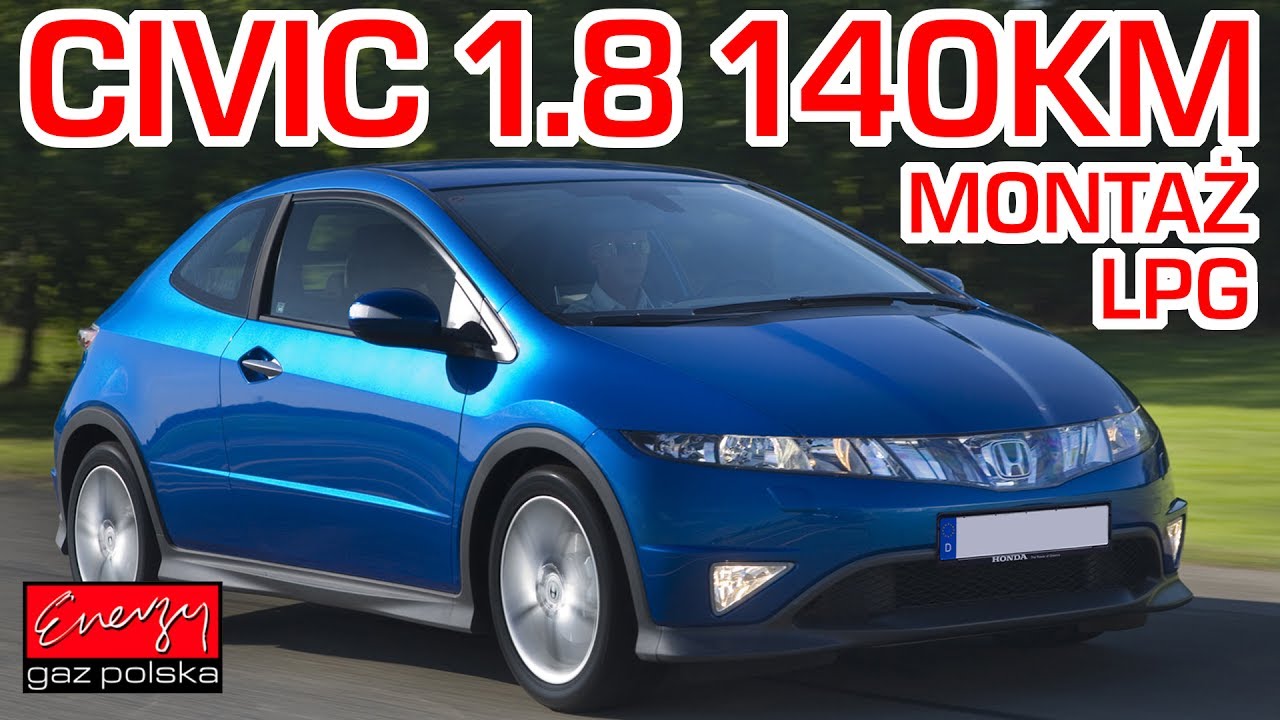 Montaż LPG Honda Civic z 1.8 140KM 2008r w Energy Gaz