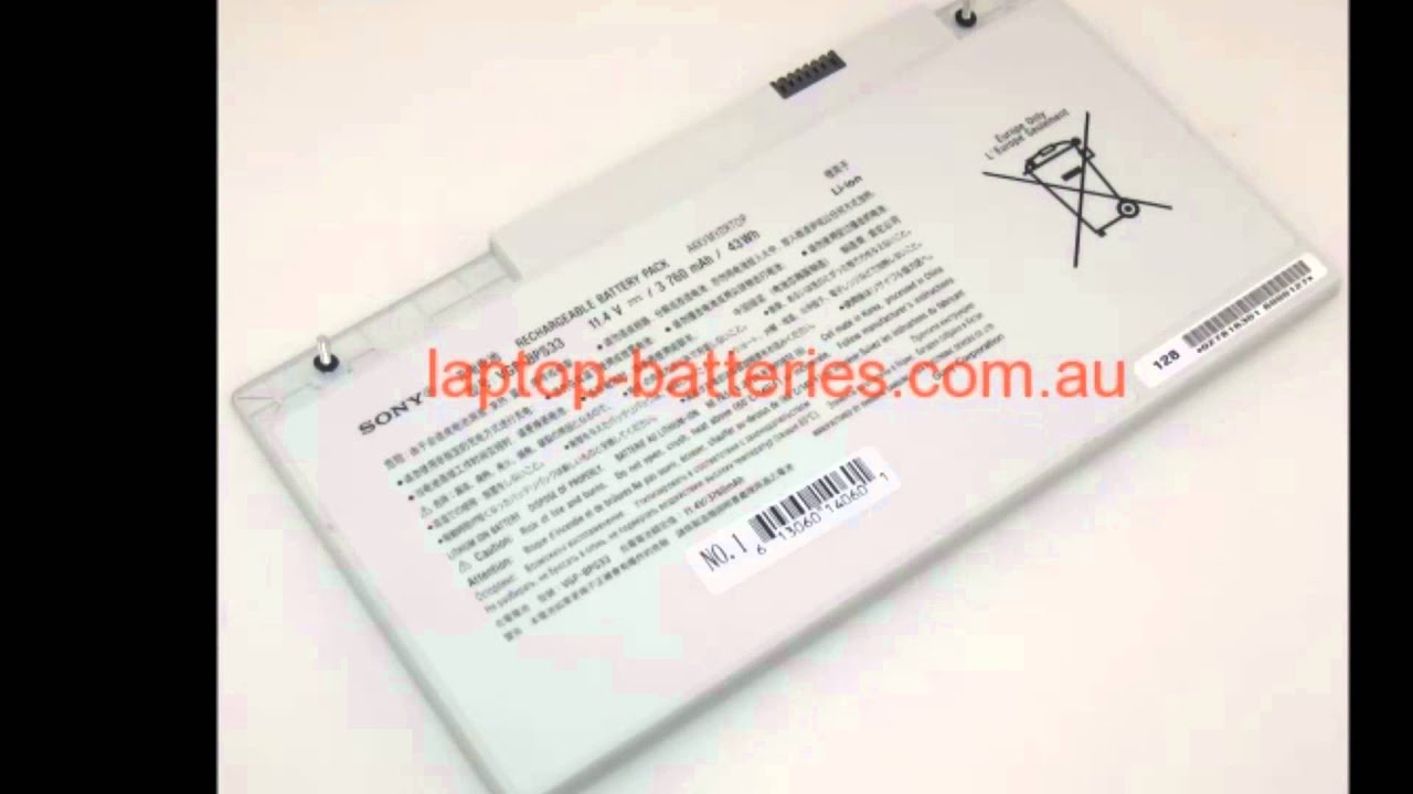 SONY VGP-BPS33, SVT14113CX, SVT1511ACXS Laptop Battery
