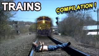 TOP BEST TRAIN CRASH COMPILATION! Catastrophes &amp; Accidents by Locomotives Trains Close Calls CRASH!