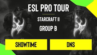 SC2 - Showtime vs DnS - DreamHack SC2 Masters: Fall -  Group B - EU