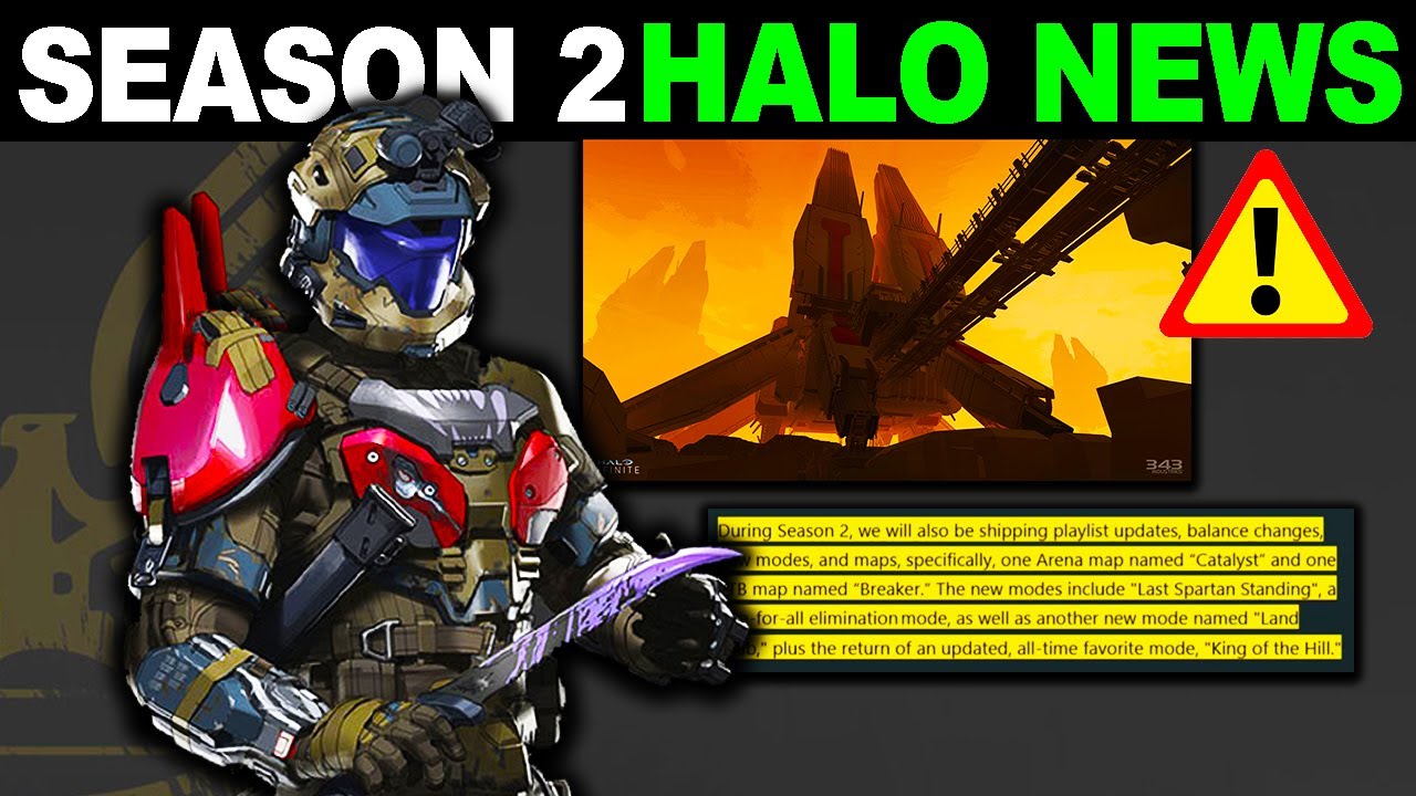 FINALLY Season 2 maps + modes REVEALED!!! Halo Infinite News