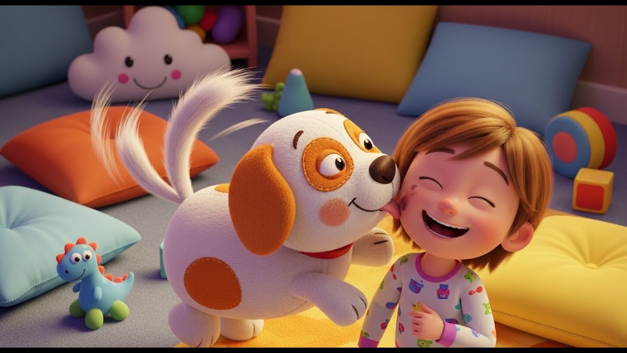 My Pillow Turned Into a Puppy | Imaginative Nursery Rhyme and Bedtime Song for Kids