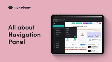 What is Navigation Panel? How to organise the LMS dashboard? || Mykademy