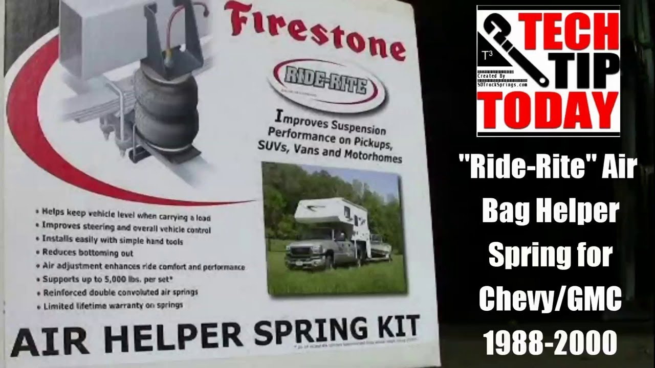 2025 Firestone For Chevrolet//GMC//Ford Ride-Rite Air Helper Spring Bags Kit
