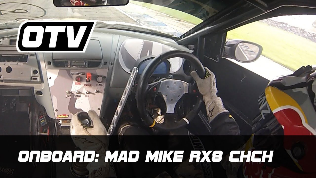 Red Bull Rx8 Onboard: Mad Mike Red Bull RX8 - D1NZ Drifting R5 Christchurch 2014 ...