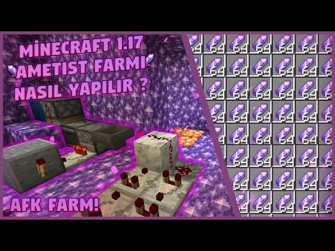 MİNECRAFT 1.17 AFK AMETİST FARMI NASIL YAPILIR ?