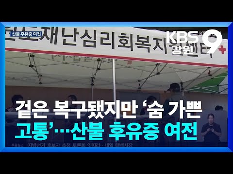 겉은 복구됐지만 ‘숨 가쁜 고통’…산불 후유증 여전 / KBS  2026.05.21.