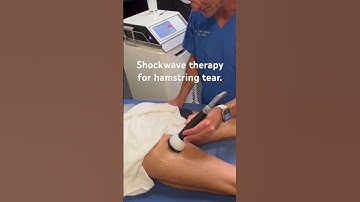 ⚡️SHOCKWAVE THERAPY HAMSTRING TEAR RECOVERY #kingwoodtx #shockwavetherapy  #sciaticapainrelief
