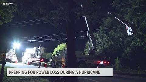 Preparing for power outages during storms