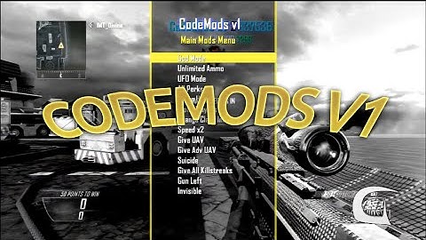 [PS3] CodeMods V1 Black Ops 2 GSC Mod Menu [1.19]