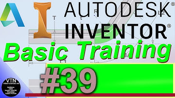AutoDesk INVENTOR Basic Training 39 ( Revolve )
