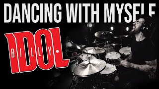 DrumsByDavid | Billy Idol - Dancing With Myself [Drum Cover + Mini Solo]