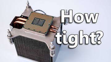 Is mounting pressure important for CPU thermals?