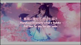 [Vietsub + Romaji + Lyrics]  Night of Bloom (ft. nayuta)・Kirara Magic \u0026 Xomu