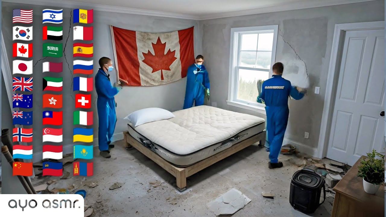 [ASMR] Abandoned Bedrooms Restored in 30 Countries Around the World 🌍