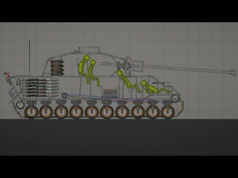 Tiger 2 tank for Melon Playground Mods (Melon Sandbox) - Melmod