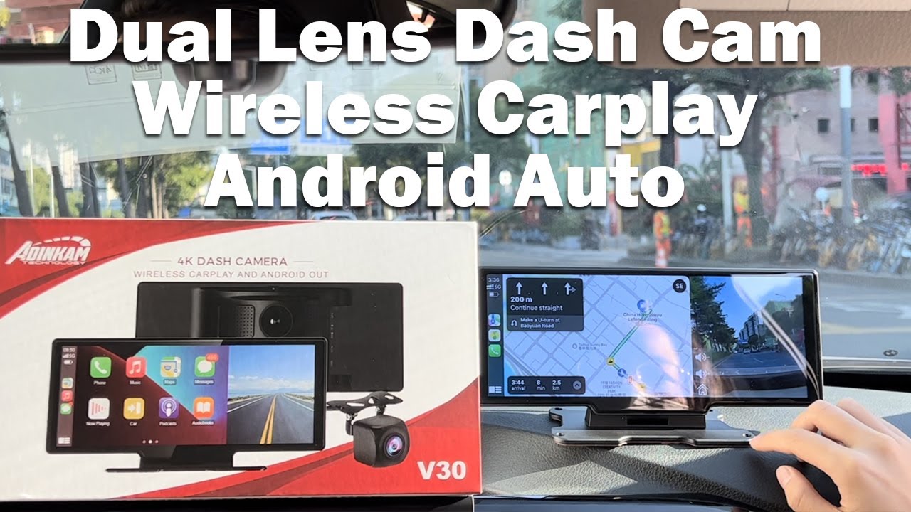 Car Dash Cam Wireless For Iphone Carplay Wireless For - Temu