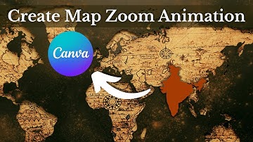 Map Zoom-In Animation in Canva | Easy Tutorial for Beginners #canva #mapzoomanimation #tutorial