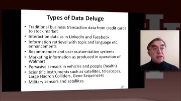 IU X-Informatics Unit 5:Lesson 4: Features of Data Deluge II