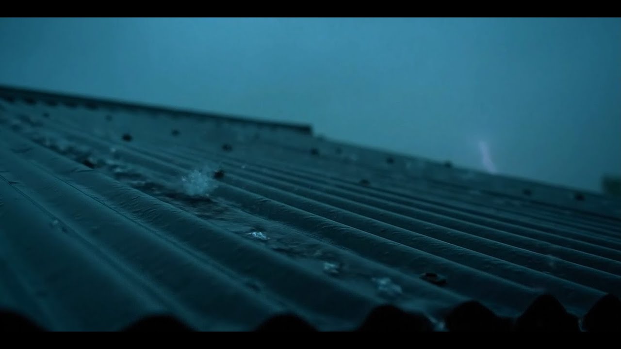 😴 Live Rain on Roof – Peaceful Background Ambience