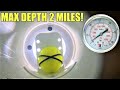 What Happens to Tennis Ball at the bottom of the Ocean? High pressure chamber test!