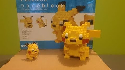 NBPM_036 DELUXE Pokemon Nanoblock Pikachu Unbox and Build Live Stream!! (Over 500 Pieces!!)