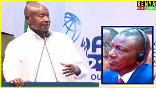 Listen what Museveni told Ruto face to face today at KICC