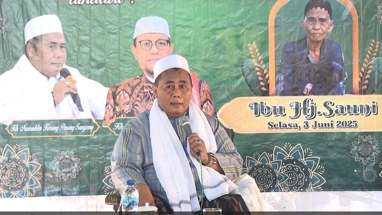 PENGAJIAN UMUM BERSAMA KH. NASIRUDDIN KARANG PENANG, DALAM RANGKA ACARA 1000 HARI ALM. IBU HJ.SAUNI