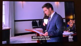 Grey's Anatomy S16 E8 Mer's Trial \/ Christina's Letter and Bailey Speech