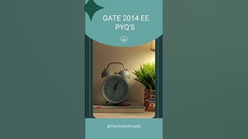 GATE 2014 (SET-1) Electrical Engineering 📑🖋️✨ || 2M problem solving #short #education #gatepyq #pyq