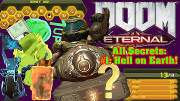 DOOM: Eternal All Secrets and Collectibles | Mission 1: Hell on Earth | Mind Wack Game Guides
